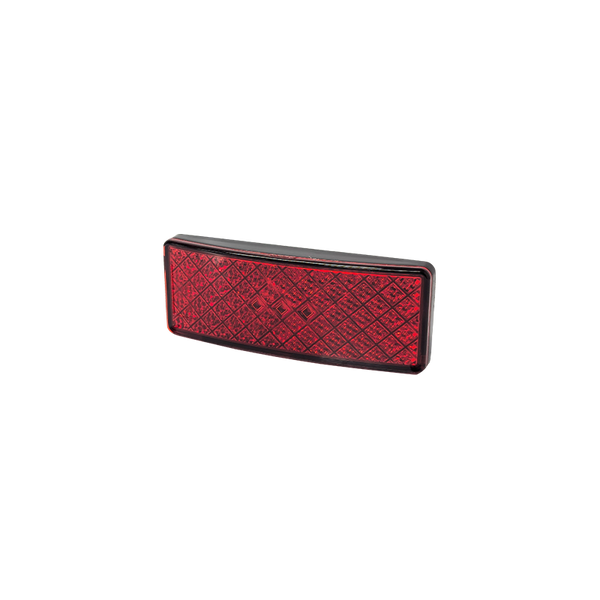 COAST RV 12-24V Low Profile LED Reflector - 100mm x 38mm - Red