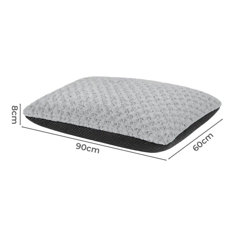 Pawz Pet Bed Dog Calming Soft Warm Plush Mattress Comfy Removable Washable Cover