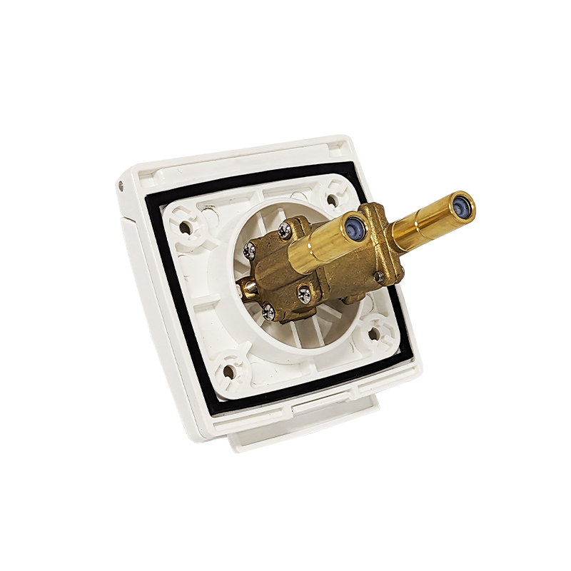 COAST RV External Camper Shower Point | White with 1.5Mtr Hose