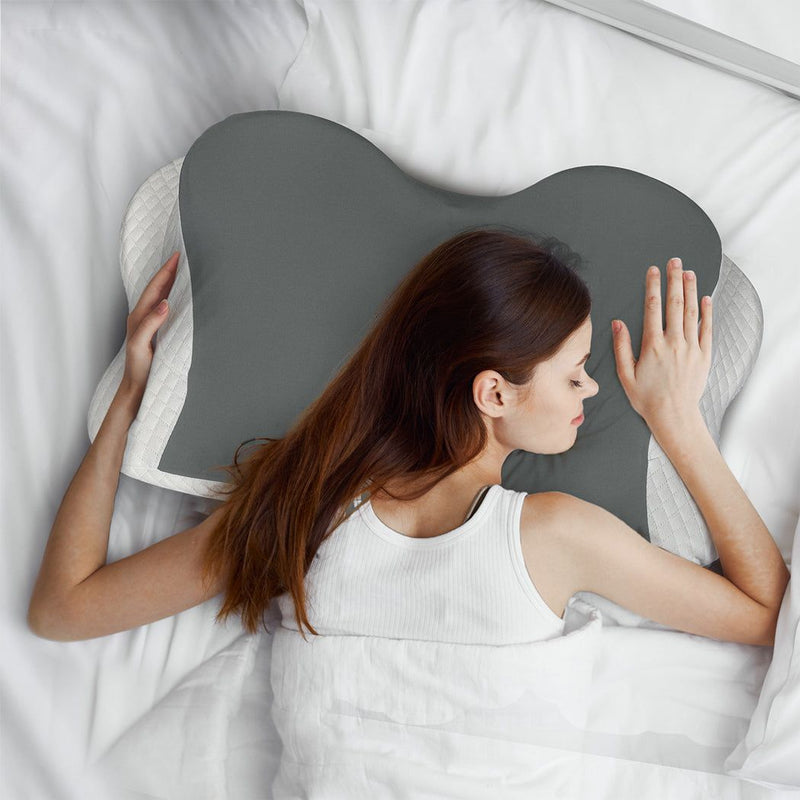 Dreamz Cervical Neck Pillow Ergonomic Memory Foam Pain Relief Shoulder Support