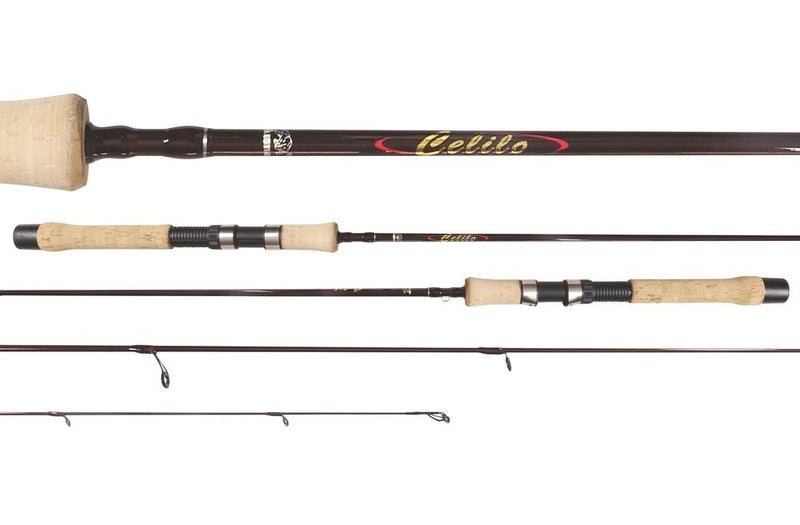 7'6 Okuma Celilo 4-10lb Finesse Spin Rod - 2 Piece Graphite Spinning Fishing Rod