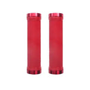 Trigram Lock-on Bike Grips Kraton Rubber 130mm with 2 side lock rings Red