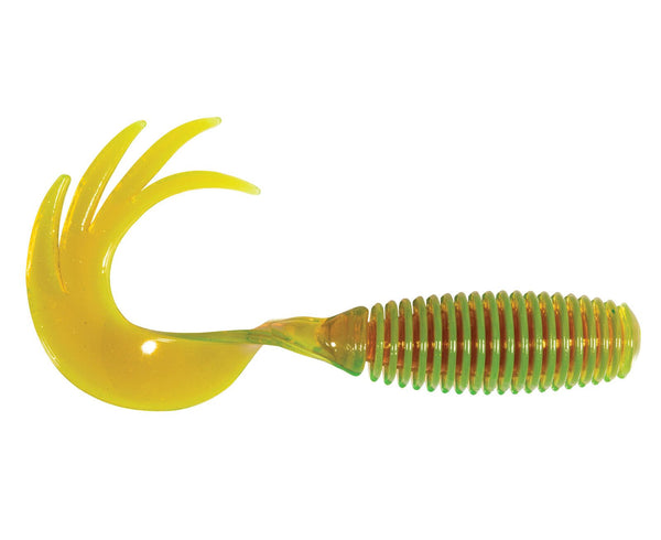 Zman 8 Pack of 2.5 Inch ST Grubz Soft Plastic Lures - MOTOR OIL