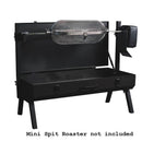 Flaming Coals Stainless Steel Rotisserie Basket - Round Cage Tumbler