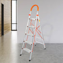 Traderight 5 Step Ladder Folding Aluminium Portable Multi Purpose Household Tool