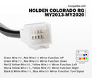 SAN HIMA Extendable Towing Mirrors Gen2 for Holden Colorado RG MY2013-MY20 with Indicator