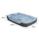 Pawz Pet Cooling Bed Sofa Mat Bolster Insect Prevention Outdoor Summer XXL Grey