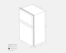 Bushman DC190LB - DC 12V / 24V Black Fridge/Freezer