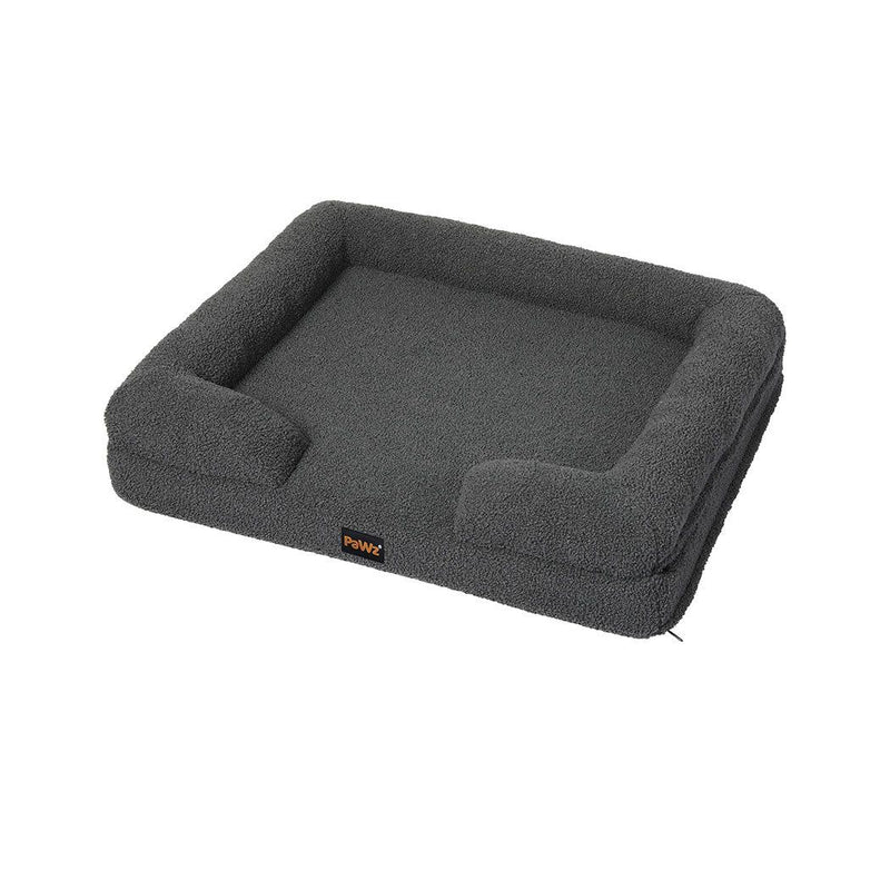 PaWz Memory Foam Pet Sofa Bed Cushion Dog Cat Mattress Washable Removable