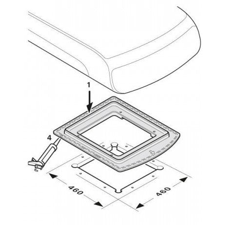 Truma Aventa Sealing Frame - Suit For Truma Aventa Comfort or Compact AirCon