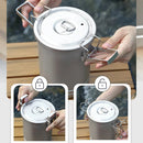 Camping Stainless Steel Cookware Pot