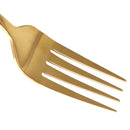 Stainless-Steel Cutlery Set Travel Knife Fork Spoon Glossy Gold Tableware 30Pcs