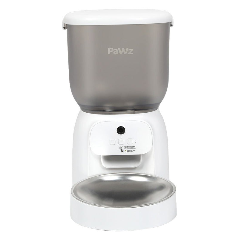 Pawz 4L Auto Pet Feeder Automatic Camera Cat Dog Smart WiFi App Food Dispenser