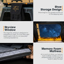 San Hima Kalbarri Gen 2 Roof Top Tent Hardshell With Ladder Khaki Camping