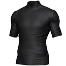 Mirage Men's Short Sleeve Lycra Rash Shirt Top (Black)