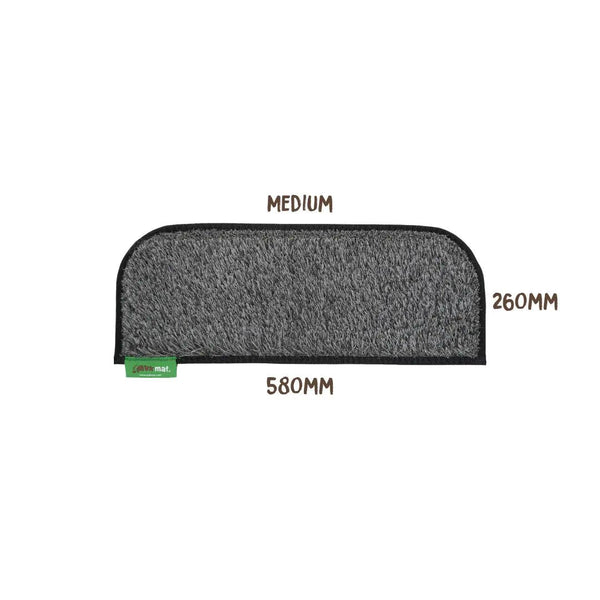 Muk mat Rounded Caravan Step Dark Grey 58x26cm (medium)