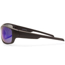 North Beach Freddy Satin Black/Blue Mirror Polarised Men's Sunglasses
