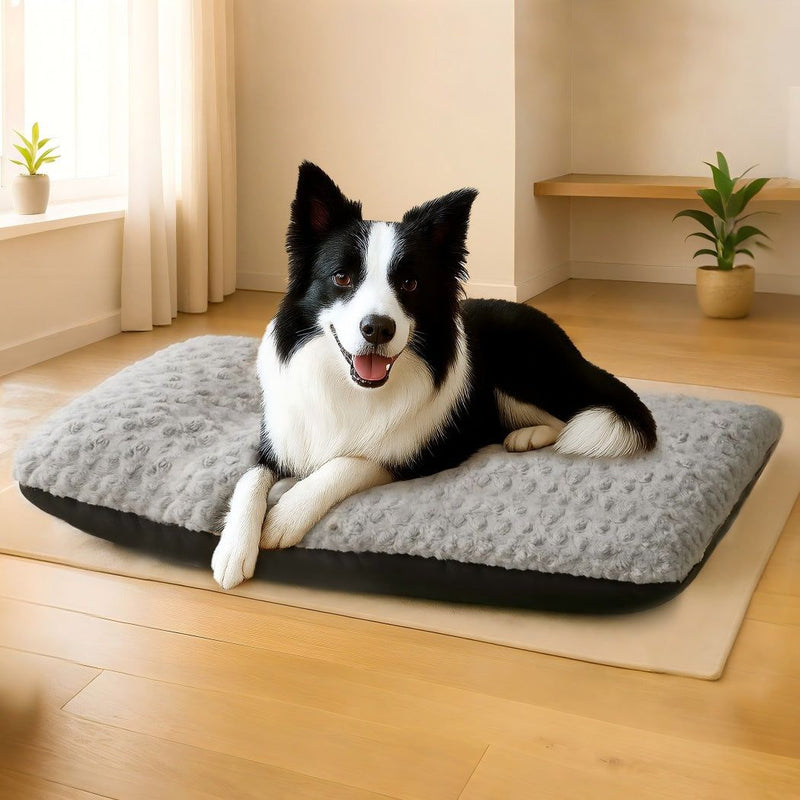 Pawz Pet Bed Dog Calming Soft Warm Plush Mattress Comfy Removable Washable Cover
