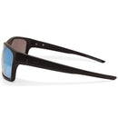 Dirty Dog Cosmic Satin Black/Grey-Ice Blue Mirror Polarised Men's Sunglasses