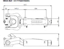 AL-KO New 3.5T Off Road Coupling 50mm Ball Fixed