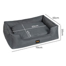 Pawz Waterproof Pet Dog Calming Bed Orthopaedic Sofa Removable Washable Medium