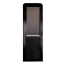 Aussie Traveller Caravan DC Door with Pleated Blind - RHH - Black - Round Top Corners - 1750 x 622mm