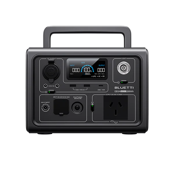 BLUETTI EB3A Portable Power Station | 600W 268Wh