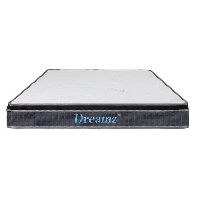 Dreamz Bedding Mattress Spring Double Size Premium Bed Top Foam Medium Firm 18cm