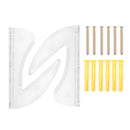 Ocean & Earth Invisible Clear Horizontal Single Surfboard Storage or Display Rack