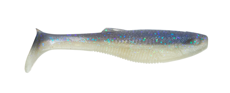 3 Pack of 5.5 Inch Rapala Crush City Heavy Hitter Soft Plastic Paddle Tail Lures