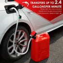 Portable Battery-Powered Fuel Pump Nozzle Series - Red