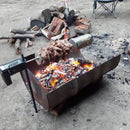 Auspit Original Compact Portable Spit Rotisserie Package (Firepit Not Included)