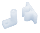 Cupboard Gripper Catch Vertical - Nylon 2 Piece