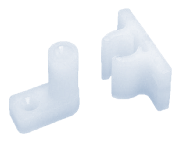 Cupboard Gripper Catch Vertical - Nylon 2 Piece