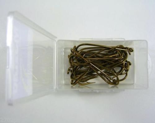 1 Box of Mustad 79640 Bronze French Viking Fishing Hooks