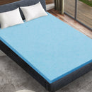 Dreamz 5cm Thickness Cool Gel Memory Foam Mattress Topper Bamboo Fabric Queen
