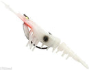 145mm Zerek Live Cherabin Pre Rigged Lumo Eyes Fishing Lure with Bonus Jig Head