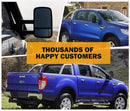 San Hima Pair Extendable Towing Mirrors Gen1 Fit Ford Ranger 2009-2011