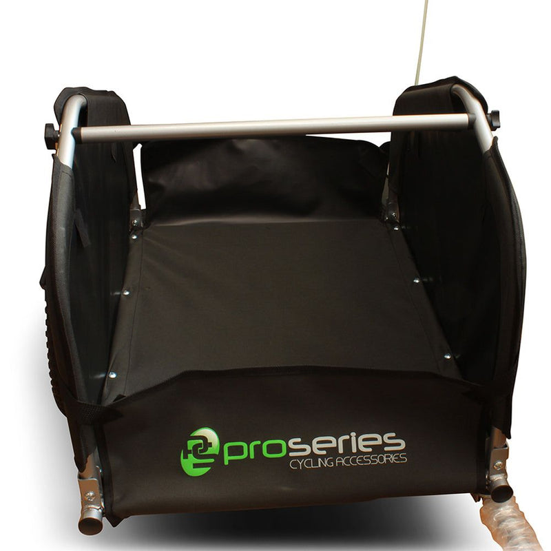 ProSeries Dual Wheel 40kg Capacity Bike Cargo Trailer (Black/Yellow)