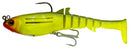 145mm Zerek Jighead Rigged Flat Shad X Soft Plastic Swimbait Lure-Chocolate Rose