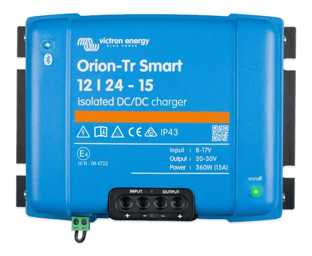 Victron 12V to 24V Orion-Tr Smart 12/24-15A Isolated DC-DC Charger