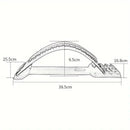 Back Magic Stretcher & Lower Lumbar Support - Spine Massager(Black)