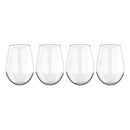Tritan Stemless Wine Glasses 20oz - Set of 4