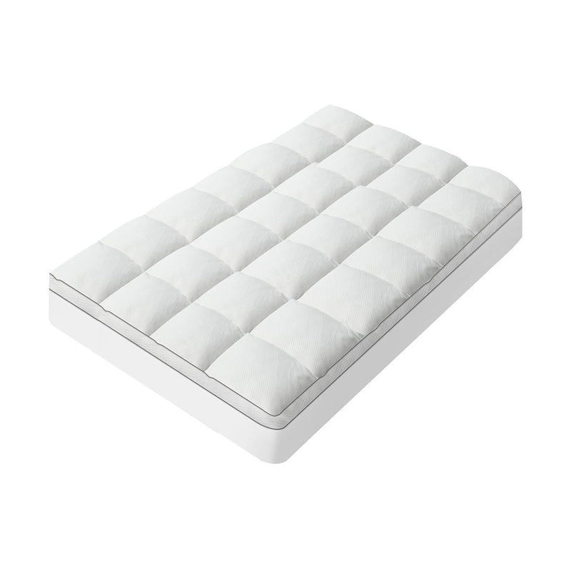 Dreamz Cloud Soft Pillowtop Mattress Topper King Single Protector 40cm Skirt