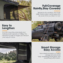 San Hima Gibb Rooftop Tent Hardshell With Ladder Outdoor Waterproof Camping 4X4