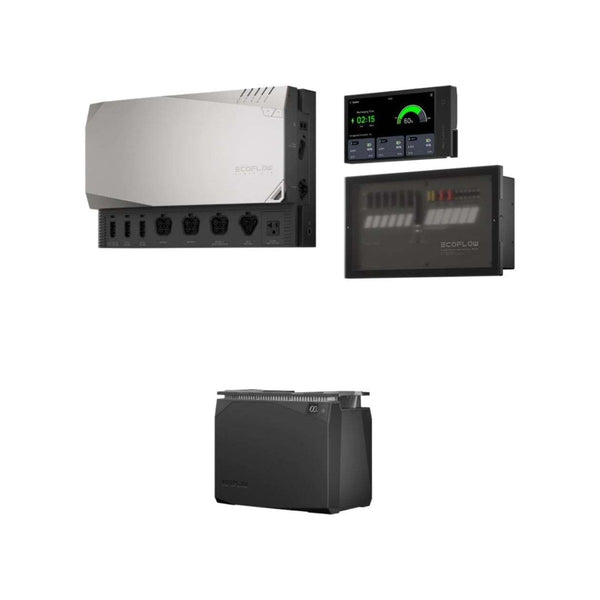 EcoFlow 2kWh Power Independence Kits (Power Hub, LFP Battery, AC/DC Smart Distribution Panel, Power Kit Console)