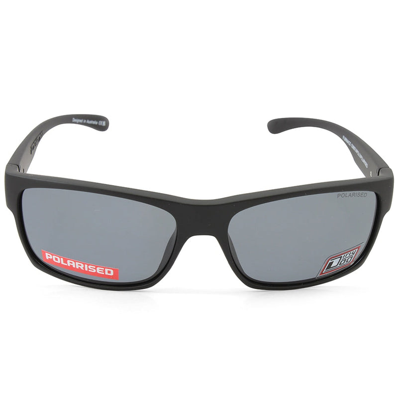 Dirty Dog Furnace Satin Black/Grey Polarised Unisex Sunglasses 53687