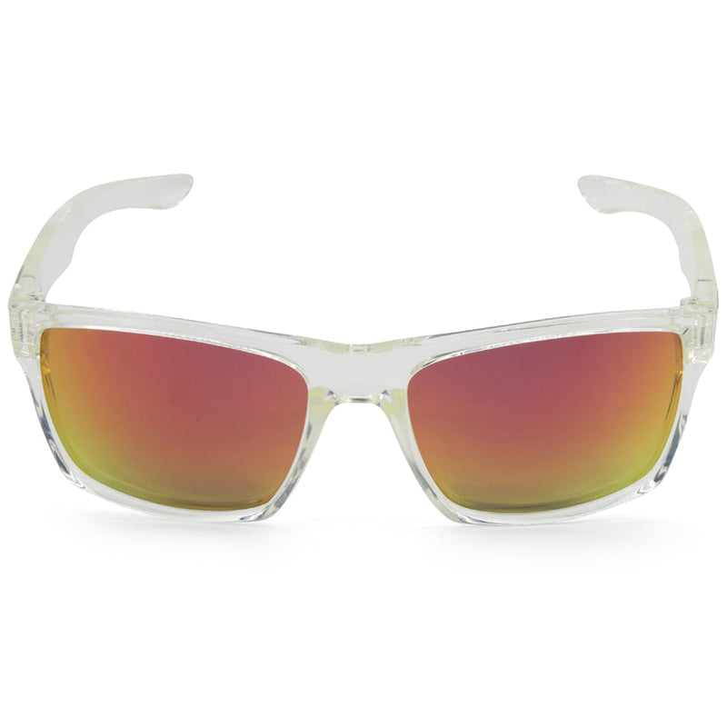 Dirty Dog Vendetta Crystal/Red Fusion Mirror Polarised Unisex Sunglasses 53329