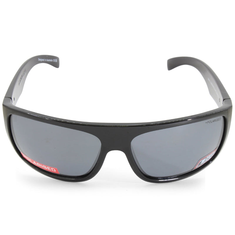 Dirty Dog Anvil Shiny Black/Grey Polarised Men's Sunglasses 53563