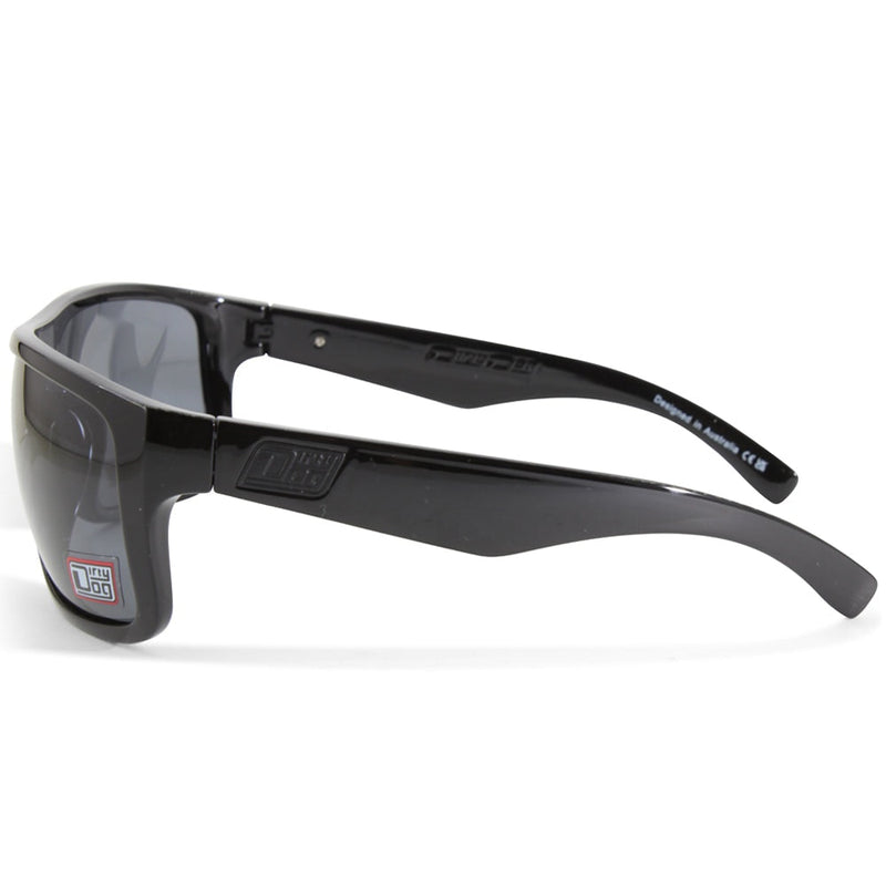 Dirty Dog Anvil Shiny Black/Grey Polarised Men's Sunglasses 53563